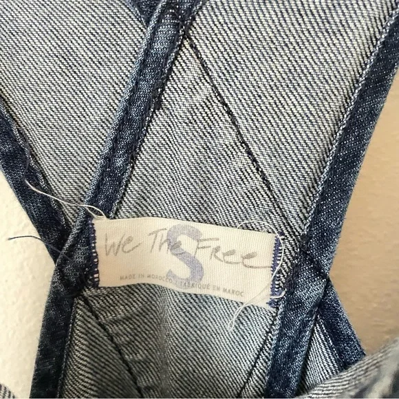 Free People Blue Denim Jumpsuit - Picture 6 of 7